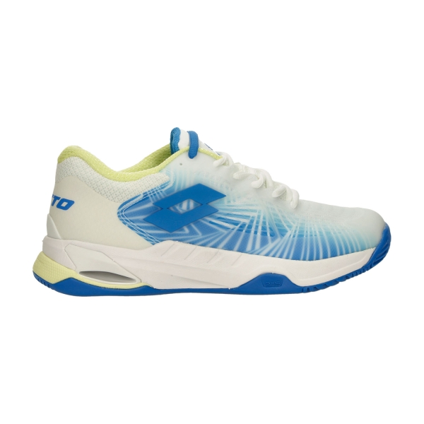 Calzado Tenis Mujer Lotto Mirage 100 II Clay  All White/Dodgers Blue 218994C2D
