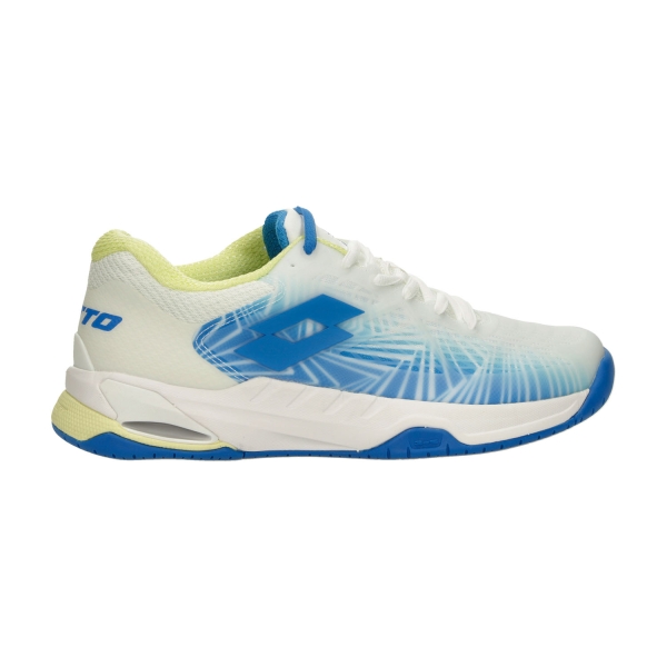 Women`s Tennis Shoes Lotto Mirage 100 II SPD  All White/Dodgers Blue 218995C2D