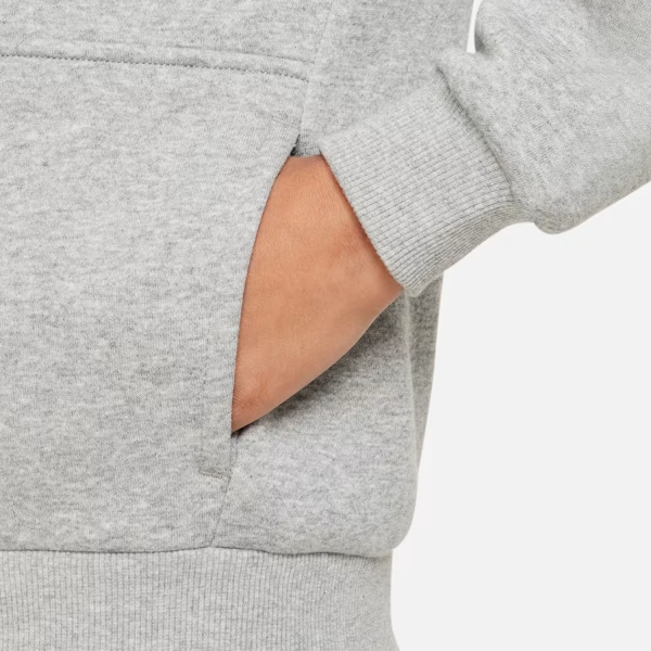 Nike Club Sudadera Niños - Dark Grey Heather/Base Grey/White