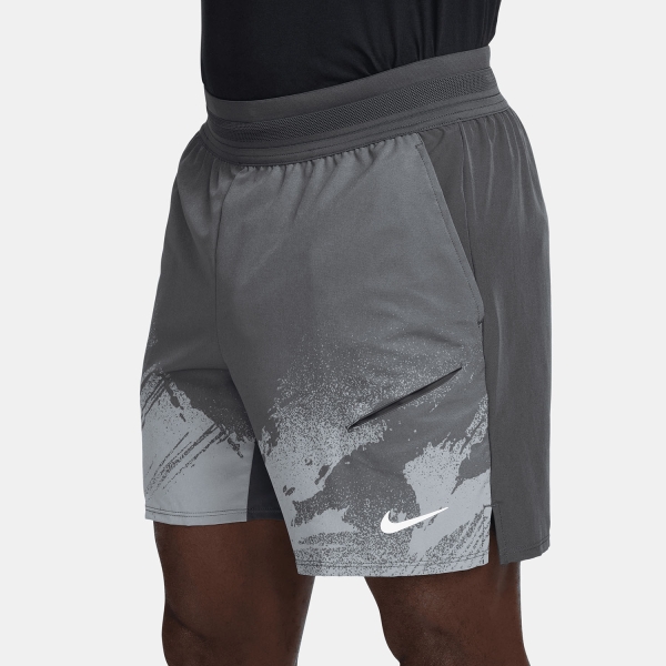 Pantaloncini Tennis Uomo Nike Court Slam 6in Pantaloncini  Anthracite/Cool Grey/White IF1560060