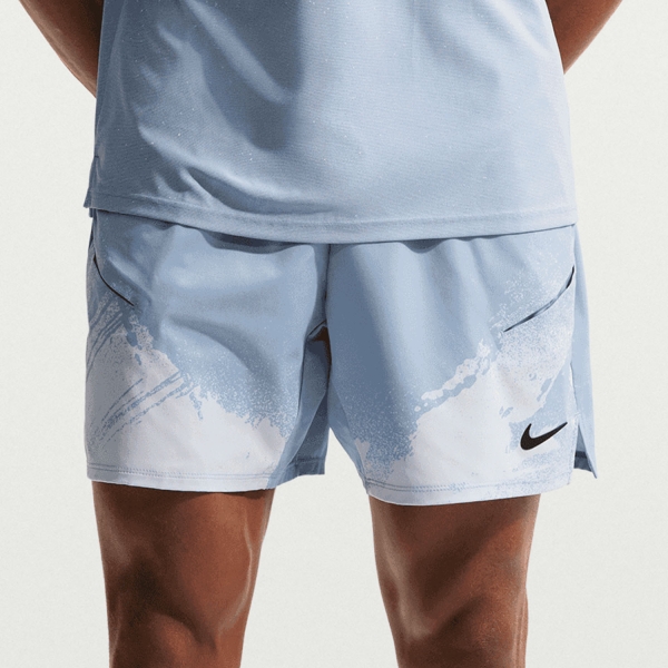 Pantaloncini Tennis Uomo Nike Court Slam 6in Pantaloncini  Work Blue/Hydrogen Blue/Black IF1560486