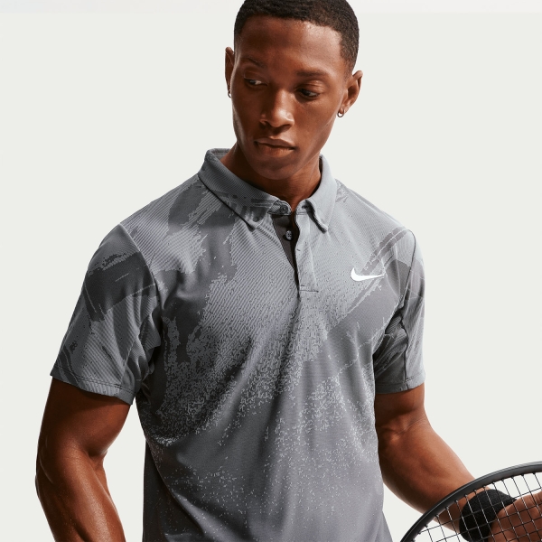 Nike Court Slam Polo - Anthracite/Cool Grey/White
