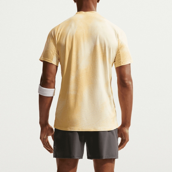 Nike Court Slam RG T-Shirt - Alabaster/Topaz Gold/Black