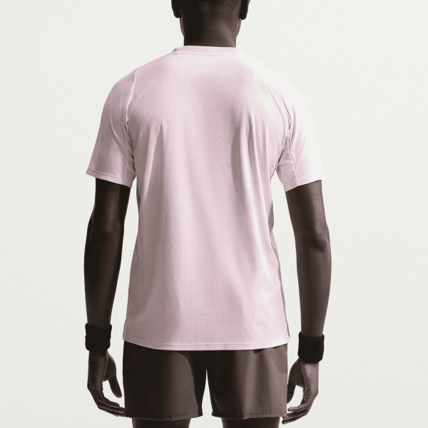 Nike Court Slam RG T-Shirt - Pearl Pink/Silt Red/Black