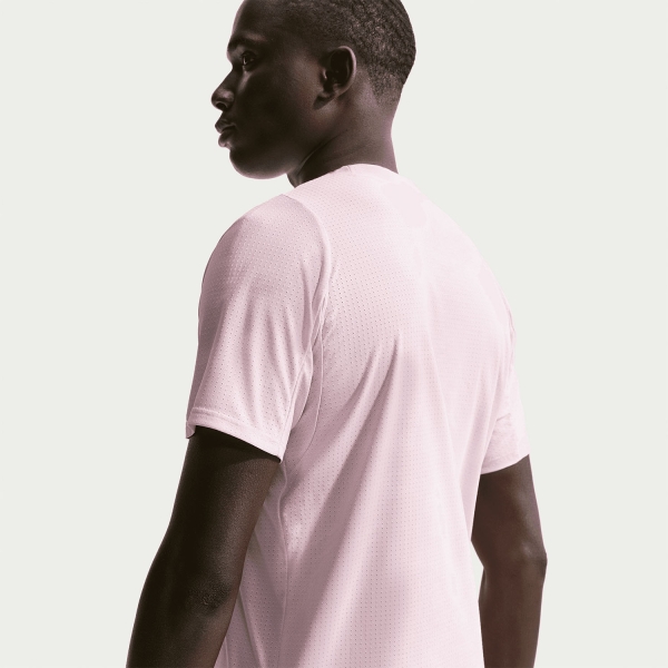 Nike Court Slam RG T-Shirt - Pearl Pink/Silt Red/Black