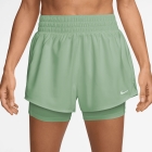 Nike Classic One 2 in 1 3in Shorts - Steam/White