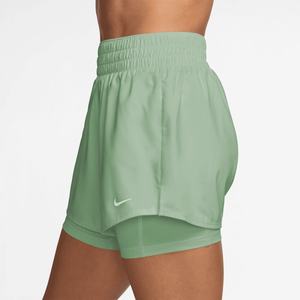 Nike Classic One 2 in 1 3in Shorts - Steam/White