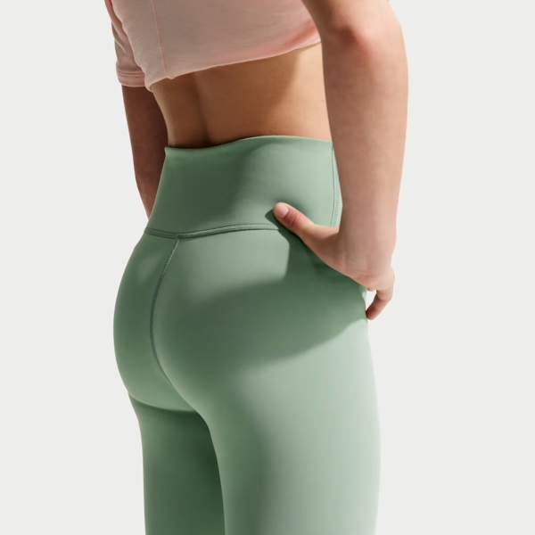 Nike One Swoosh Tights Girl - Steam/White