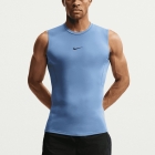 Nike Pro Dri-FIT Logo Tank - Indigo Storm/Black