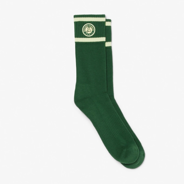 Calcetines de Tenis Lacoste Roland Garros Calcetines  Green/Sencha RA63643I3