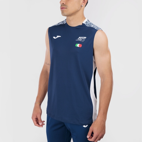 Maglietta Tennis Uomo Joma FITP Canotta  Navy SW10603D0103