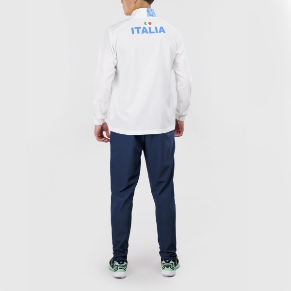Joma Pre Game FITP Graphic Light Tracksuit - White/Royal/Navy