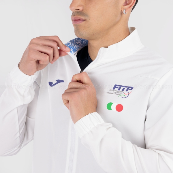 Joma Pre Game FITP Graphic Light Tracksuit - White/Royal/Navy