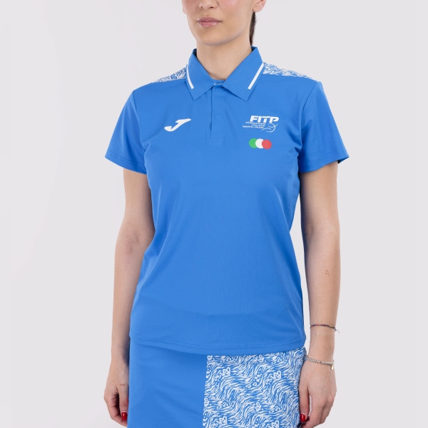 Women`s Tennis T-Shirts and Polos Joma FITP Graphic Polo  Royal SW90701D0102
