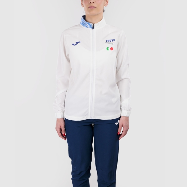 Women's Tennis Suits Joma Pre Game FITP Graphic Light Tracksuit  White/Royal/Navy SW90800D2101