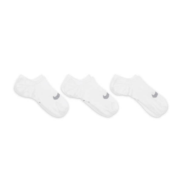 Nike Everyday Plus Lightweight x 3 Calze - White/Wolf Grey