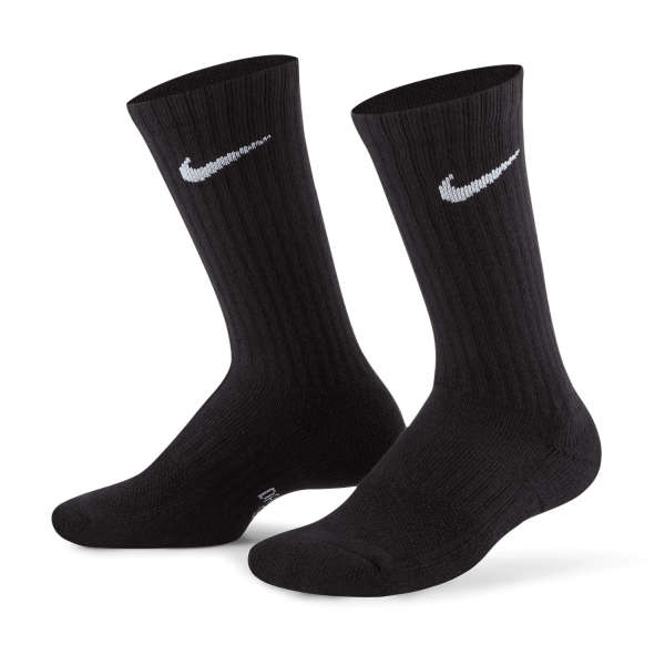 Tennis Socks Nike Everyday Crew x 3 Socks Junior  Black/White SX6842010