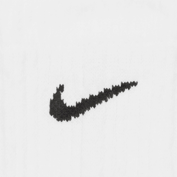 Nike Everyday Crew x 6 Socks Junior - White/Black