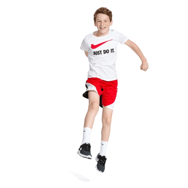 Nike Everyday Crew x 6 Socks Junior - White/Black