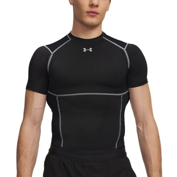 Camisetas de Tenis Hombre Under Armour HeatGear Elite Camiseta  Ultimate Black/Reflective 60153820009