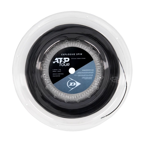 Monofilament String Dunlop Explosive Spin 1.25 200 m Reel  Black 10364983