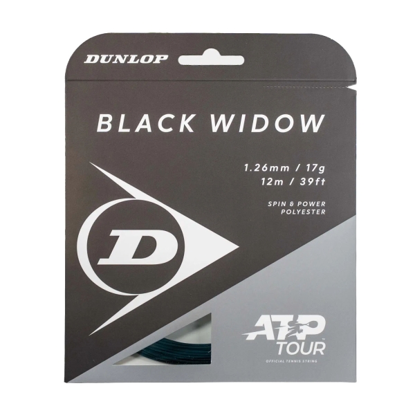 Corda Monofilamento Dunlop Black Widow 1.26 Set 12 m  Black 10365018