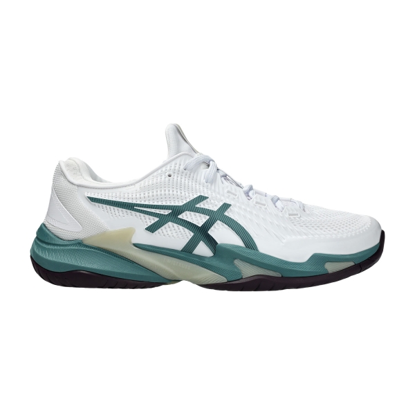 Calzado Tenis Hombre ASICS Court FF 3 White/Foggy Teal 1041A370107