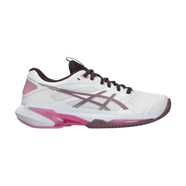 Calzado Tenis Mujer ASICS Solution Speed FF 4 Clay White/Dusty Mauve 1042A305102