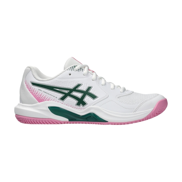 Scarpe Padel ASICS Gel Dedicate 9 Padel White/Jewel Green 1042A318100