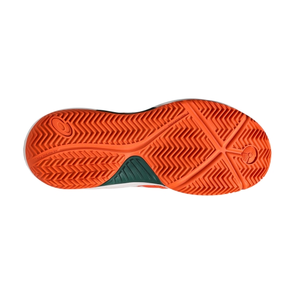 ASICS Gel Dedicate 9 GS Padel Bambini - Energy Orange/White