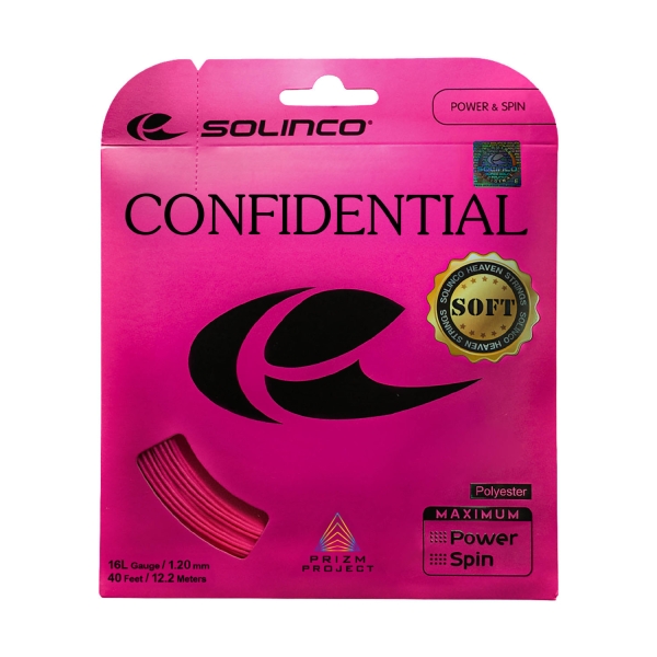 Monofilament String Solinco Confidential Soft 1.20 Set 12 m  Electric Pink 1920655