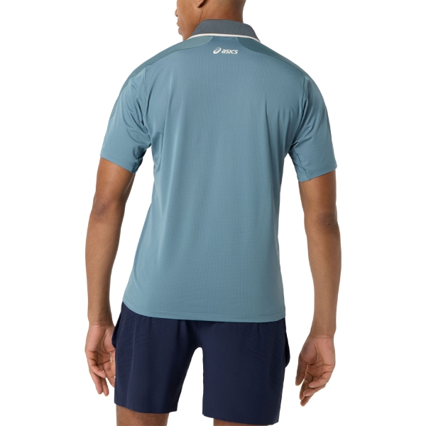 ASICS Match Jacquard NY Polo - Foggy Teal