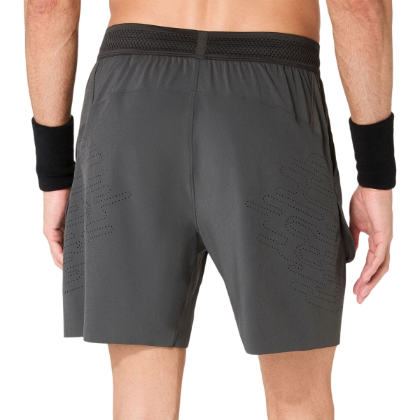 ASICS Match Laser Cut 7in Shorts - Graphite Grey/Night Energy