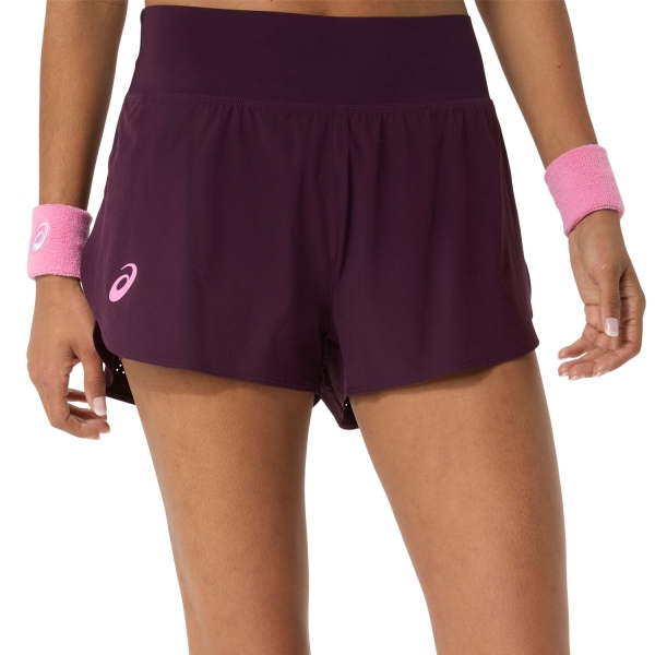 Skirts, Shorts & Skorts ASICS Match Laser Cut 2in Shorts  Dark Aubergine 2042A457500