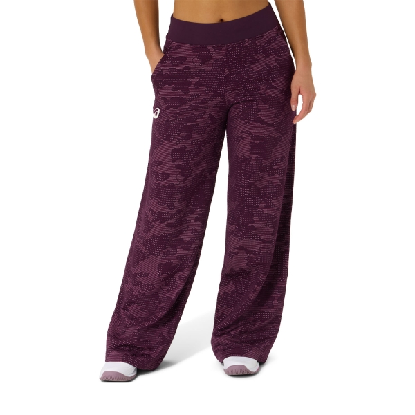 Women's Tennis Pants and Tights ASICS Match NY Pants  Dark Aubergine 2042A462500