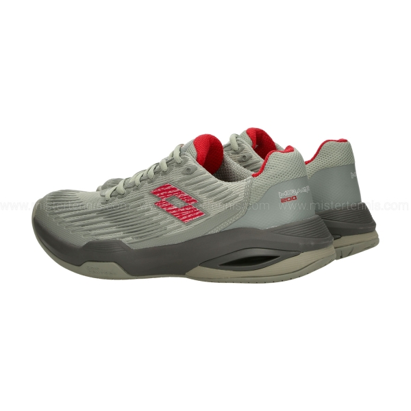 Lotto Mirage 200 II PRT SPD - Cool Gray 7U/Poinsettia Red