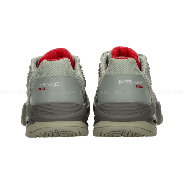 Lotto Mirage 200 II PRT SPD - Cool Gray 7U/Poinsettia Red