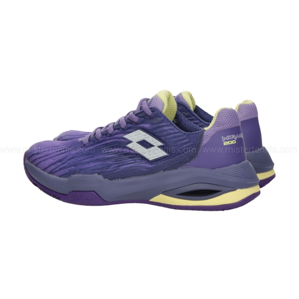 Lotto Mirage 200 II PRT Clay - Future Violet/All White/Paisley Purple