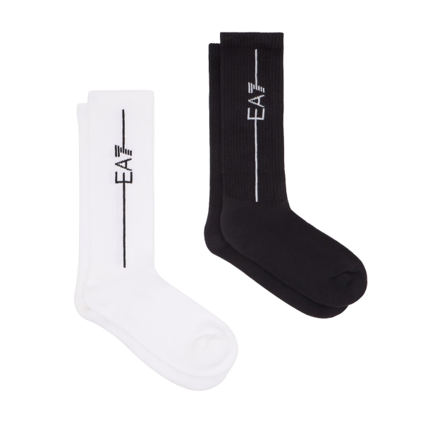 Calze Tennis EA7 Pro x 2 Calze  Nero/Bianco 246002CC99922120