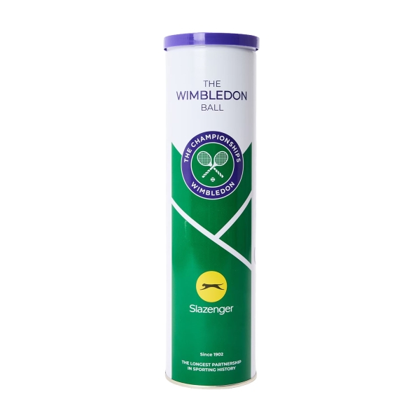 Palline Tennis Slazenger Slazenger Wimbledon  Tubo da 4 Palline 340982