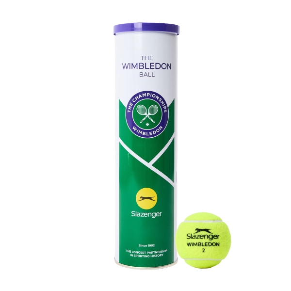 Slazenger Wimbledon - 4 Ball Can
