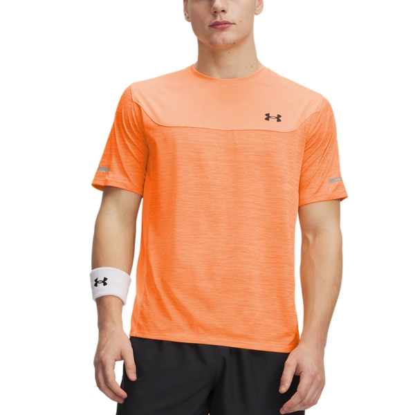 Maglietta Tennis Uomo Under Armour Tech Utility Maglietta  Orange Bloc/Black 60049650870