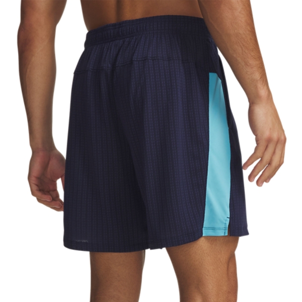 Under Armour Tech Vent Jacquard 7in Pantaloncini - Midnight Navy/Fresco Blue
