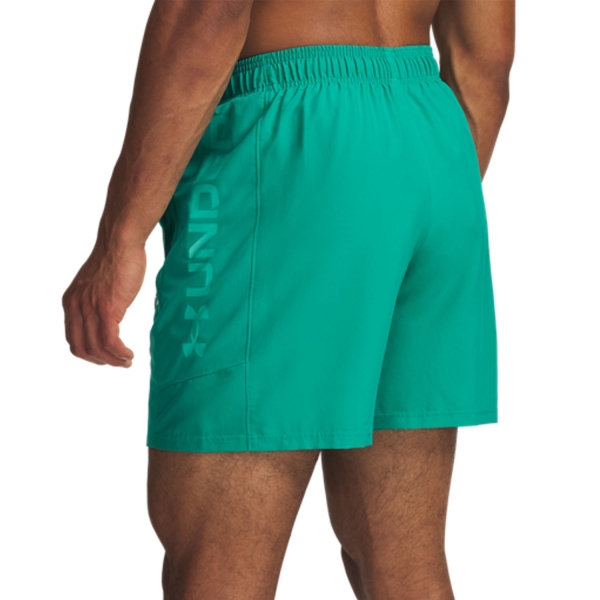 Under Armour Tech Utility Pro 7in Shorts - Geode Green/White