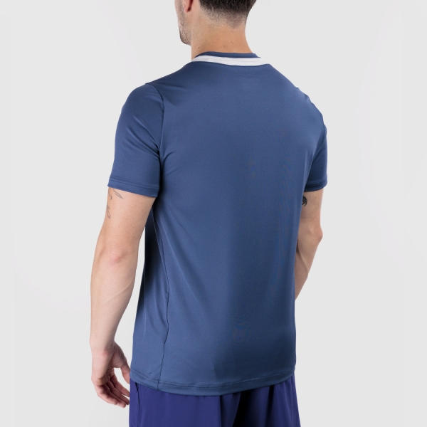 Mizuno Logo T-Shirt - Insignia Blue/Cloudscape