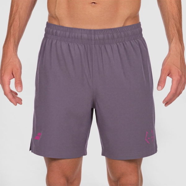Pantaloncini Tennis Uomo Babolat Juan Lebron Pro 7in Pantaloncini  Black Plum 6MZ260614155