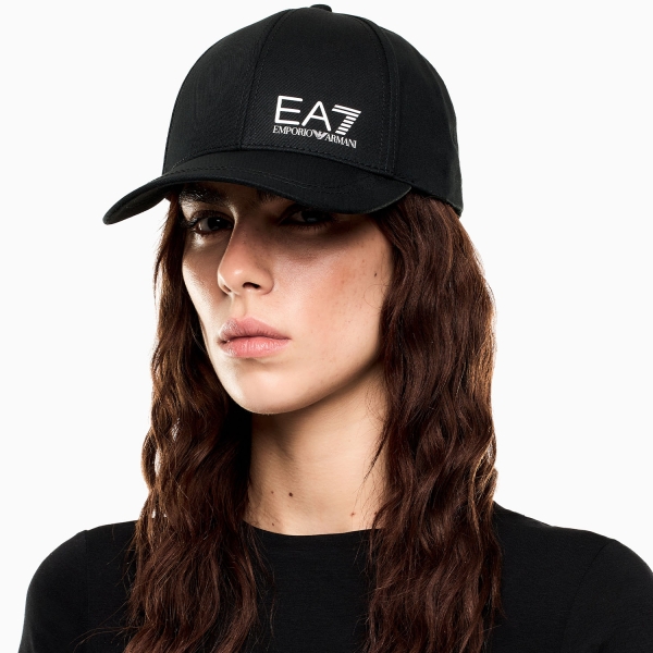 EA7 Train Core Cappello - Black/White