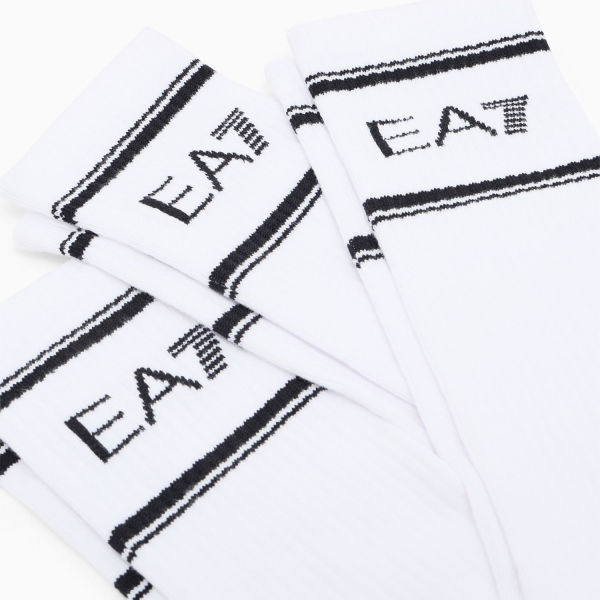 EA7 Dynamic x 3 Calze - White