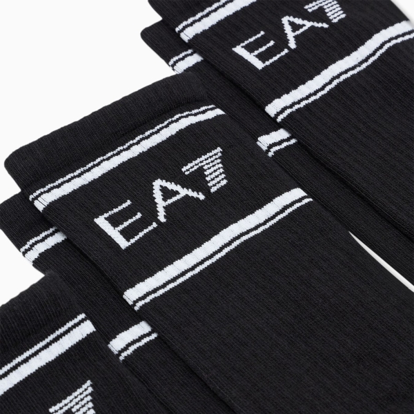 EA7 Dynamic x 3 Calze - Black