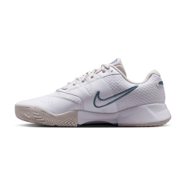 Nike Court Lite 4 Clay - White/Smokey Blue/Light Bone/New Slate